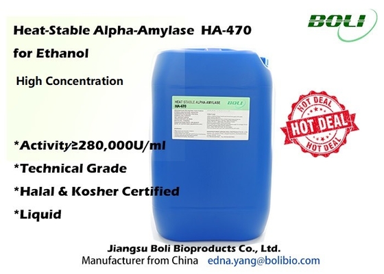 Alpha Amylase Enzymes termostabile ha 470 per alta concentrazione dell'etanolo