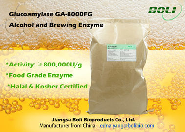 800000 U/enzima della glucoamilasi polvere di g, enzimi commerciali di fermentazione