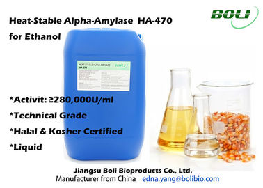 A basso pH tolleri gli enzimi termostabili liquidi per l'alfa amilasi l'ha - 470 280000 U/ml dell'etanolo