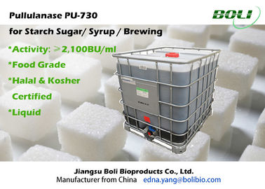 Alta unità di elaborazione degli enzimi della pullulanasi del grado di ConcentrationFood - 730 per i BU/ml dello zucchero 2100 dell'amido