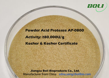 Attività acida 80000 idrolisi g/di U della proteasi AP-0800 della polvere di Boli del campione libero delle proteine disponibile