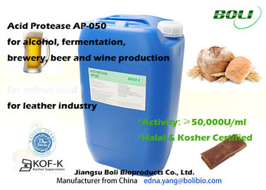 Proteasi acida AP-050 in enzima proteolitico della forma liquida per fare di fermentazione dell'alcool ed alimentazione animale