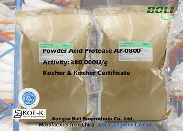 Polvere acida 80000 U/g della proteasi degli enzimi proteolitici per le proteine Hydrolyse