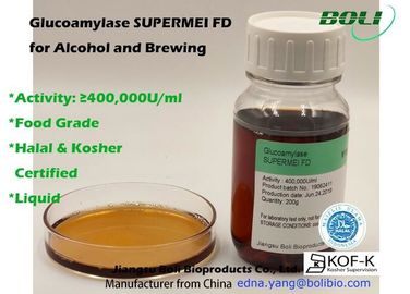 Glucoamilasi liquida del commestibile per la saccarificazione 400000 U/ml di campioni liberi