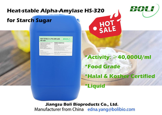 Commestibile di Hs-320 Alpha Amylase Enzyme Non Gmo per lo zucchero dell'amido