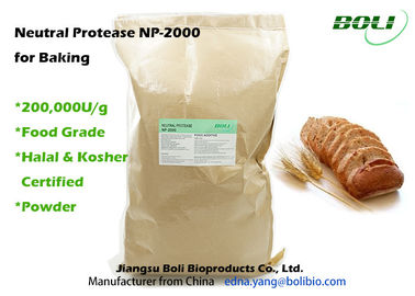 Proteasi neutra bollente NP 2000 degli enzimi del commestibile per cascer halal certificato