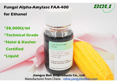 28000 U/ml di alfa amilasi fungosa FAA - 400, enzimi biologici per l'etanolo di produzione