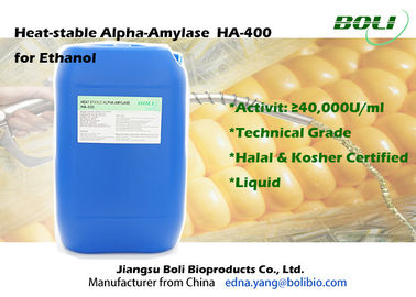 40000 U/ml di enzimi per l'alfa amilasi termostabile ha - 400 di attività stabile dell'etanolo a basso pH