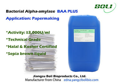 Alfa amilasi batterica liquida certificata halal ampiamente in fabbricazione della carta