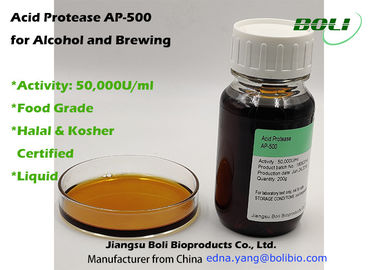 Proteasi acida liquida AP -500 per Aclohol che fa attività dell'enzima 50000 U/ml