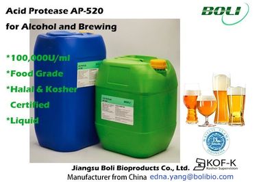 Proteasi acida liquida AP - 520 di applicazione degli enzimi a basso pH di stato per utilizzazione alimentare