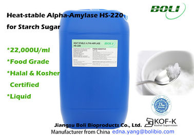 Forma liquida degli enzimi dell'alfa amilasi del commestibile con il certificato halal e cascer