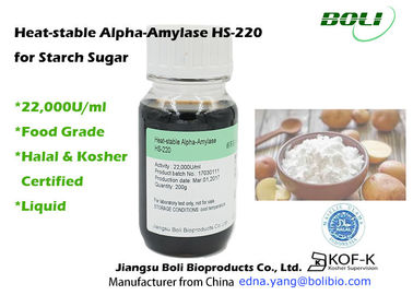 Enzima liquido della glucoamilasi della forma dell'alfa amilasi termostabile per lo zucchero dell'amido