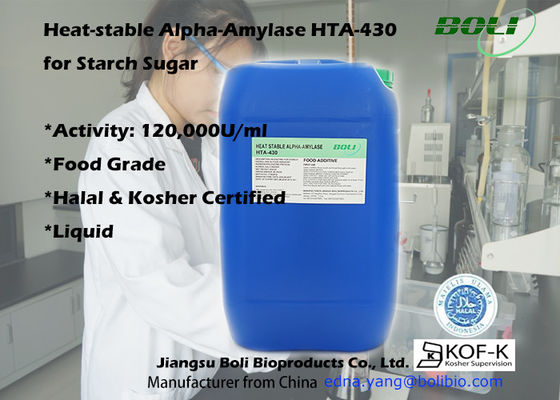 Liquefazione 120000u/Ml ad alta attività Alpha Amylase Enzyme Food Use dell'amido