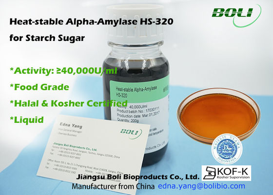 Non zucchero termostabile del Gmo Alpha Amylase Enzyme For Starch