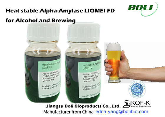 Alpha Amylase Suitable For Alcohol liquida non OMG e fare dalla Cina