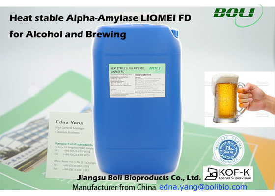 Alpha Amylase Suitable For Alcohol liquida non OMG e fare dalla Cina