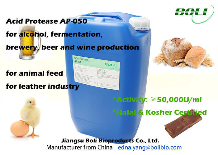 50000 U/ml di enzimi proteolitici di elevata purezza per fare di fermentazione dell'alcool